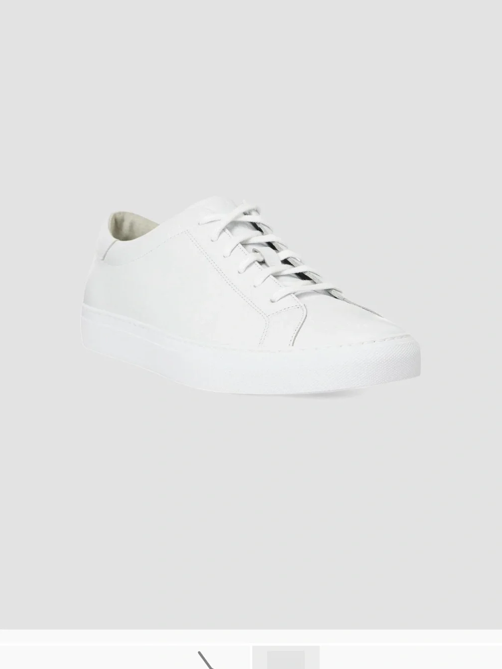 Polo by Ralph Lauren White Low-Top Leather Sneakers